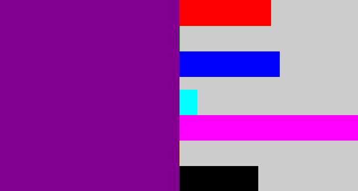 Hex color #820090 - barney purple