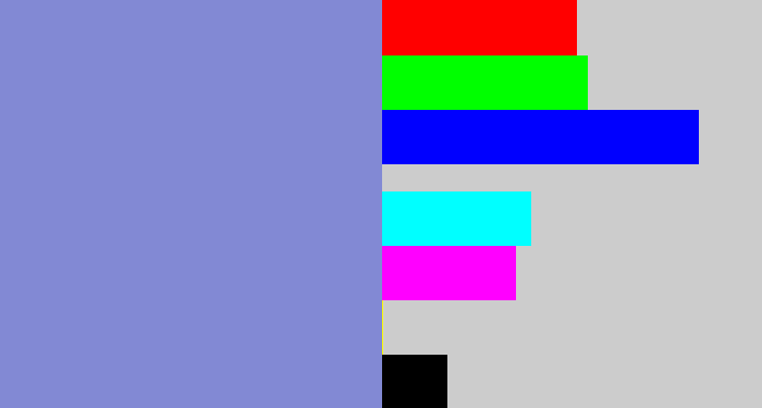 Hex color #8289d4 - perrywinkle