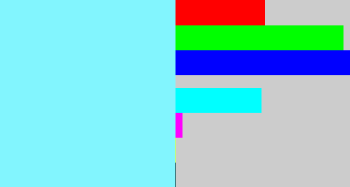 Hex color #82f5fe - robin egg blue