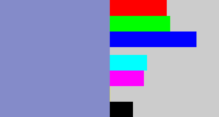 Hex color #848bc9 - perrywinkle