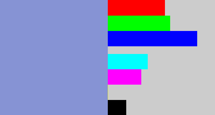 Hex color #8693d4 - perrywinkle