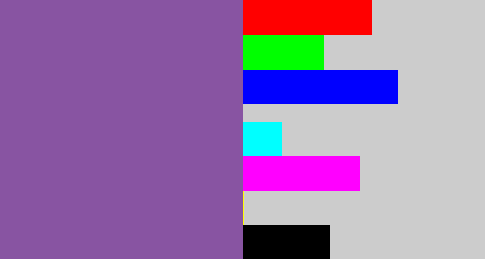Hex color #8854a2 - dark lavender