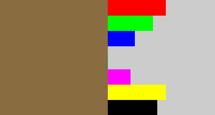 Hex color #896c3f - dirt