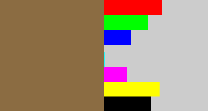 Hex color #8b6c42 - dirt