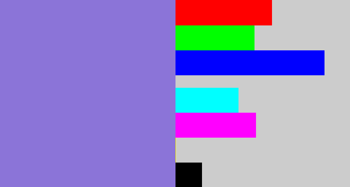 Hex color #8b74d8 - perrywinkle