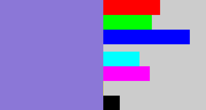 Hex color #8b77d7 - perrywinkle