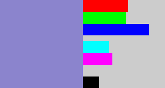 Hex color #8b84cd - perrywinkle