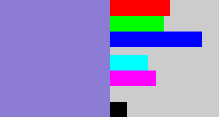 Hex color #8c7cd6 - perrywinkle