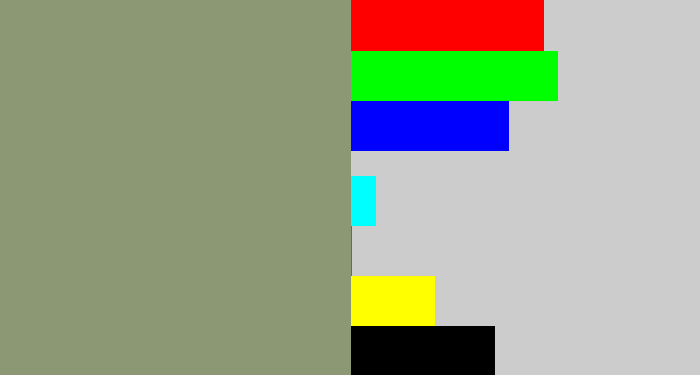 Hex color #8c9773 - grey/green