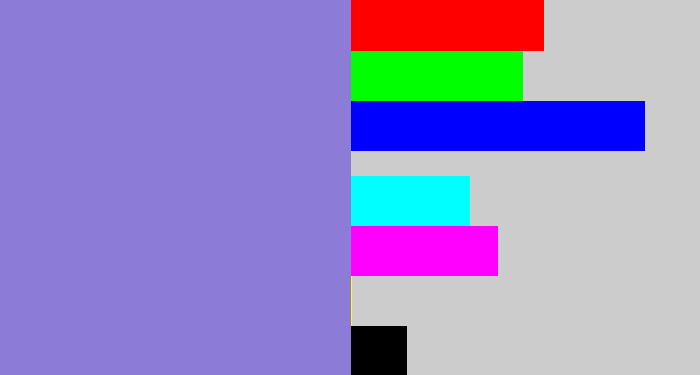 Hex color #8d7cd7 - perrywinkle
