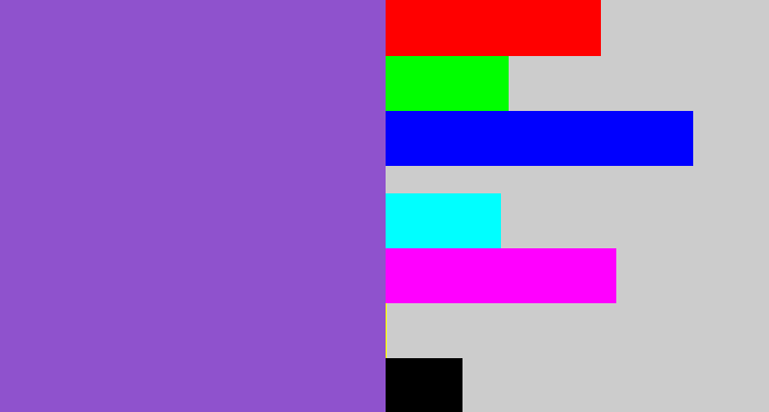 Hex color #8f52cd - amethyst