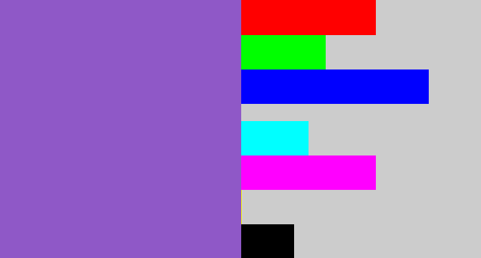 Hex color #8f58c7 - amethyst