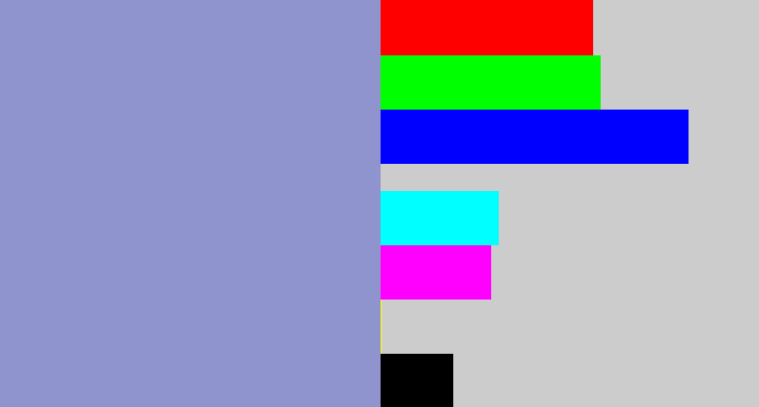 Hex color #8f94cf - perrywinkle