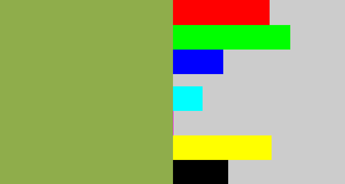 Hex color #8fad4b - booger