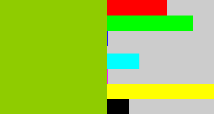Hex color #8fcc00 - slime green