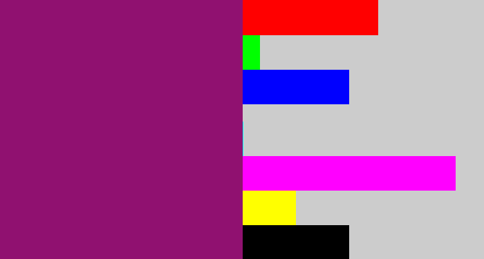 Hex color #901170 - red violet