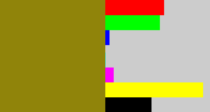 Hex color #90840a - baby poop