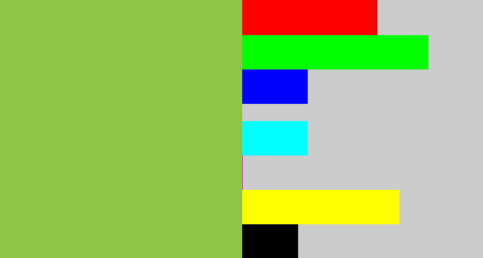 Hex color #90c444 - booger