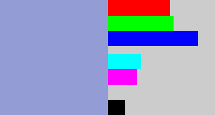 Hex color #949cd6 - perrywinkle