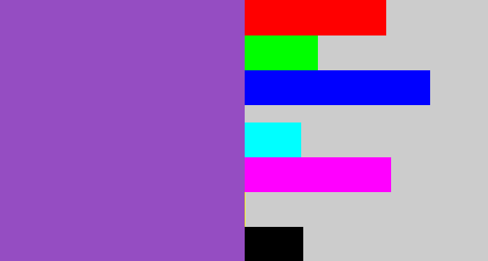 Hex color #954dc2 - amethyst