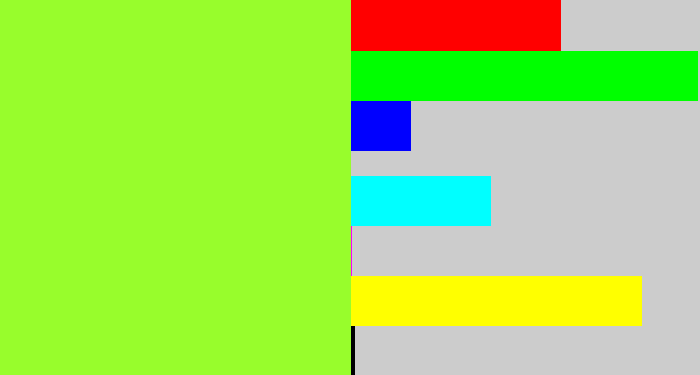 Hex color #98fd2c - lime