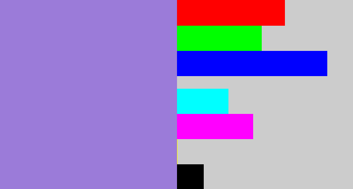 Hex color #9b7bd9 - perrywinkle