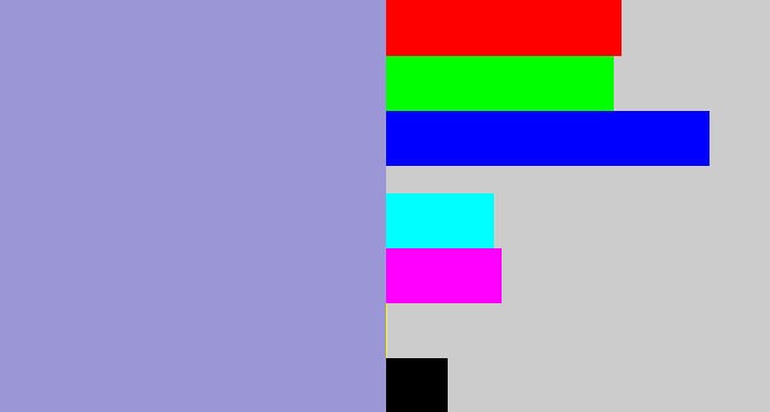 Hex color #9b96d6 - perrywinkle