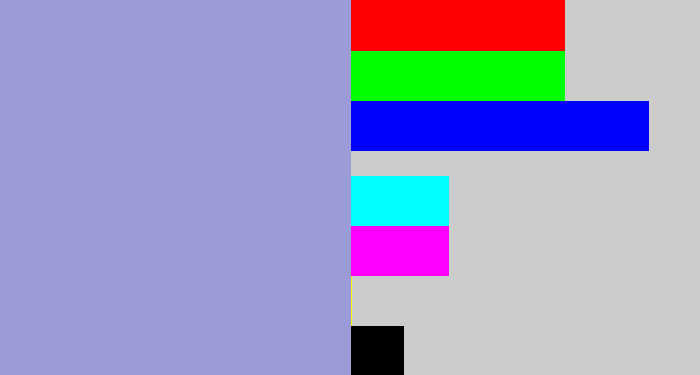 Hex color #9b9bd8 - perrywinkle