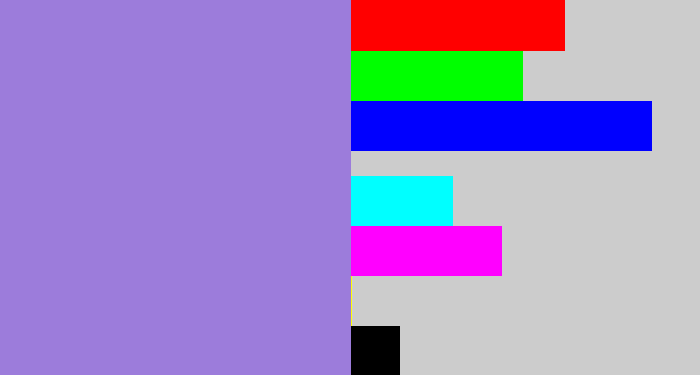 Hex color #9c7cdb - perrywinkle