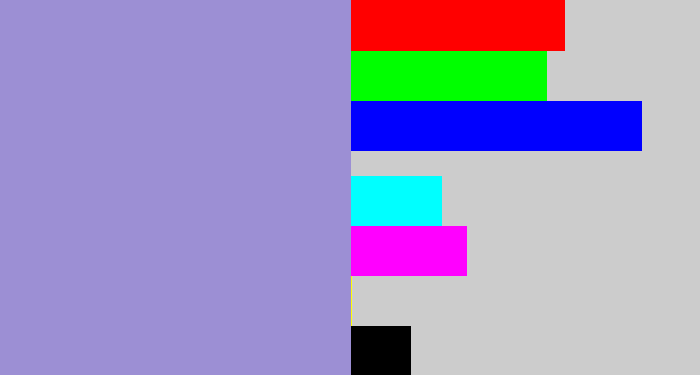 Hex color #9c8fd4 - perrywinkle