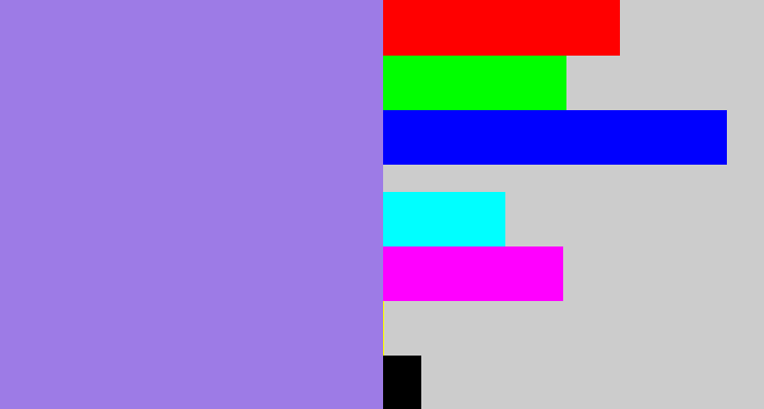 Hex color #9d7be6 - perrywinkle