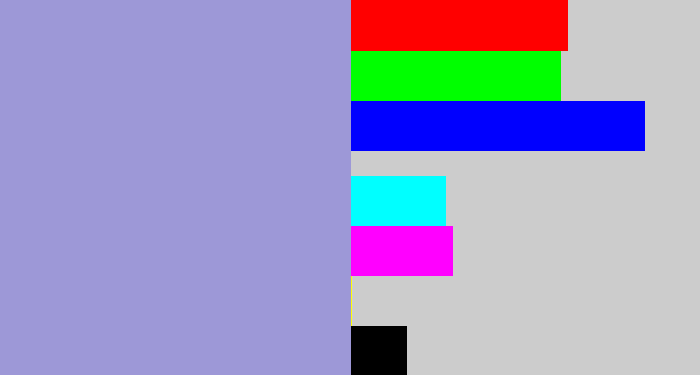 Hex color #9d98d7 - perrywinkle