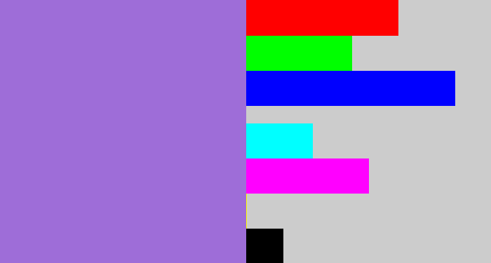 Hex color #9e6dd8 - amethyst