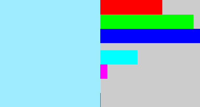 Hex color #9fecfe - robin's egg blue