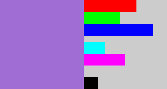 Hex color #a06dd4 - amethyst