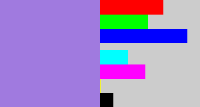 Hex color #a07adf - perrywinkle