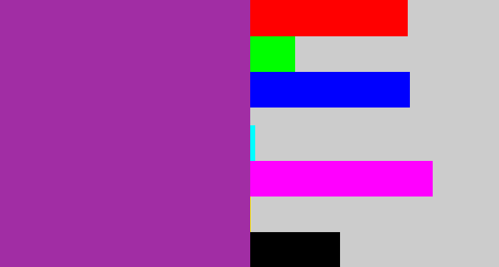 Hex color #a12da4 - ugly purple