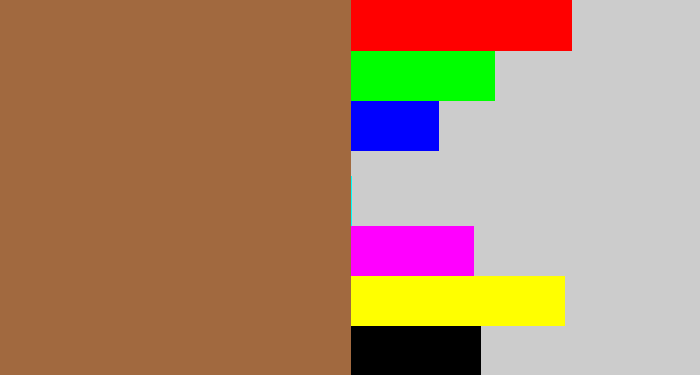 Hex color #a1693f - earth