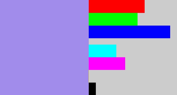 Hex color #a18beb - perrywinkle