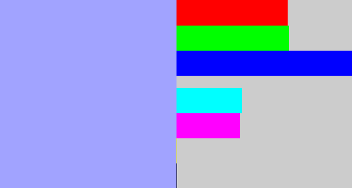 Hex color #a1a3ff - periwinkle blue