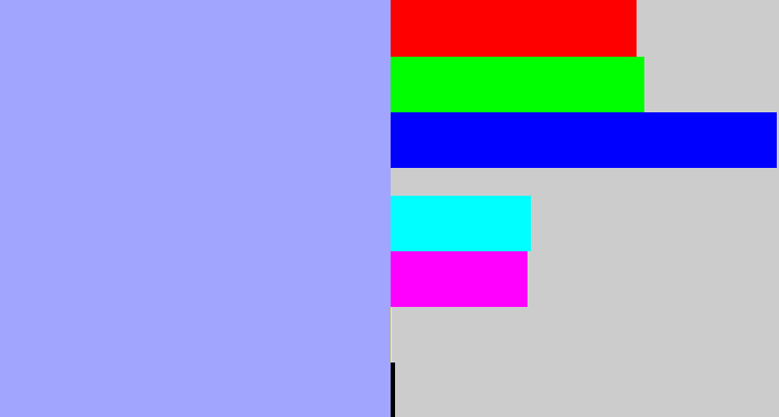 Hex color #a1a5fd - periwinkle blue