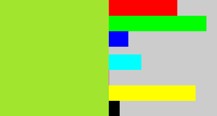 Hex color #a1e52e - kiwi