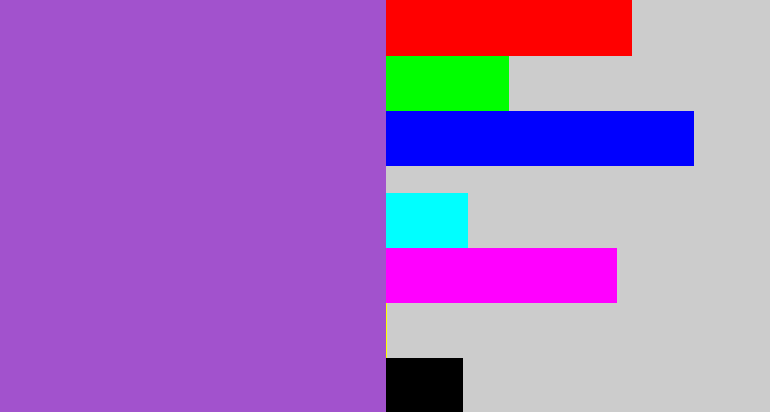 Hex color #a252cd - amethyst