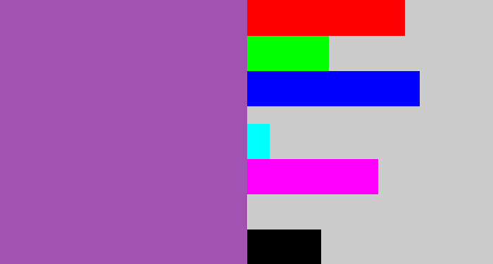 Hex color #a253b2 - amethyst
