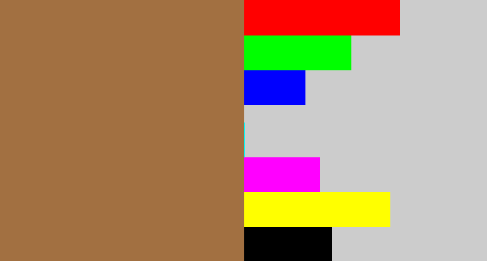 Hex color #a27041 - earth