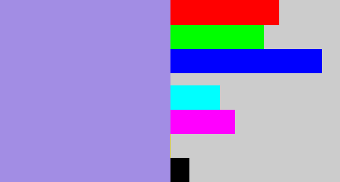 Hex color #a28de4 - perrywinkle