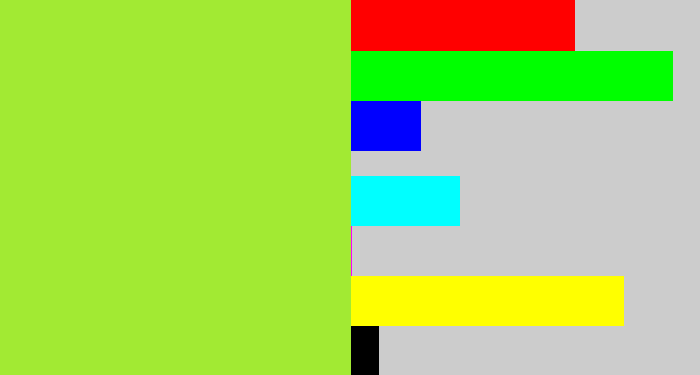 Hex color #a2ea33 - kiwi