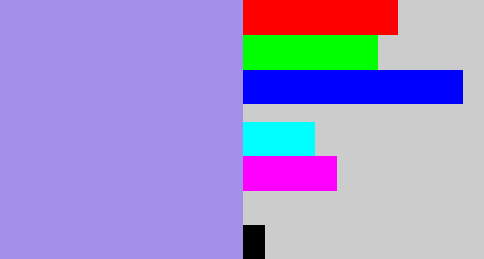 Hex color #a38ee9 - perrywinkle
