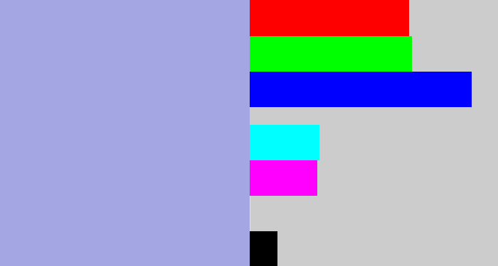 Hex color #a3a6e3 - light grey blue