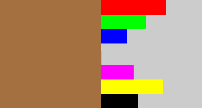 Hex color #a47040 - earth